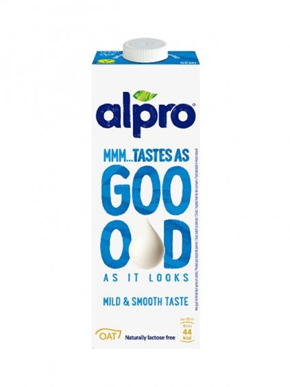 alpro ovesny napoj taste as good mild green heads