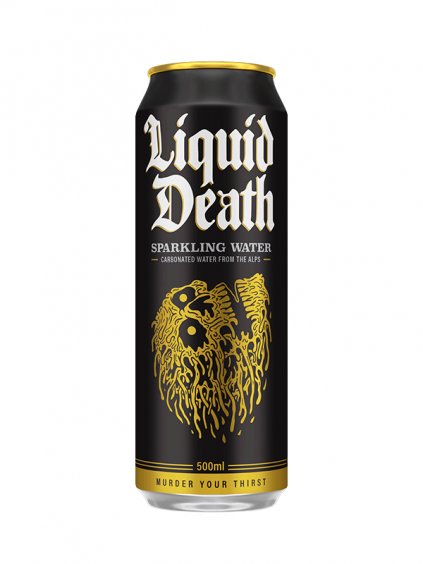 Liquid Death Sparkling Water 500mL green heads 1