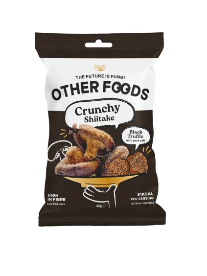 Other foods | Křupavé shiitake chipsy s černým lanýžem a růžovou solí 40g