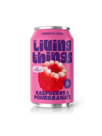 Living Things | Raspberry & Pomegranate 330ml