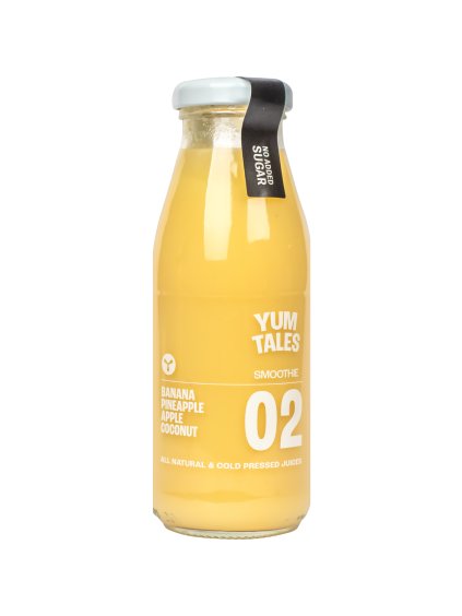 YumTales | Smoothie #02 Banán, ananas, kokos 240ml