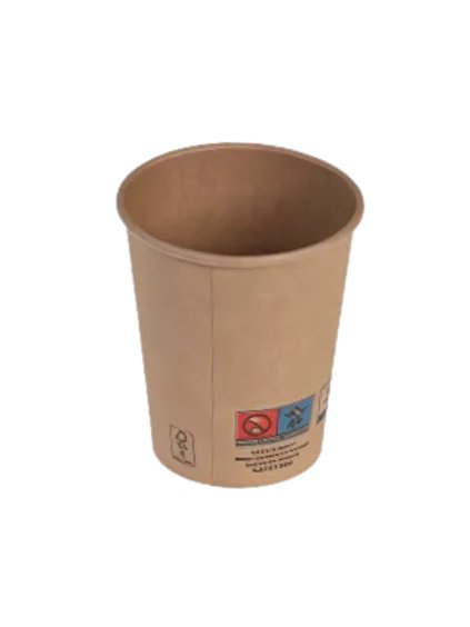 Green Heads I Kelímek papír/PE 400ml hnědý d90mm, SUP I 1000 ks