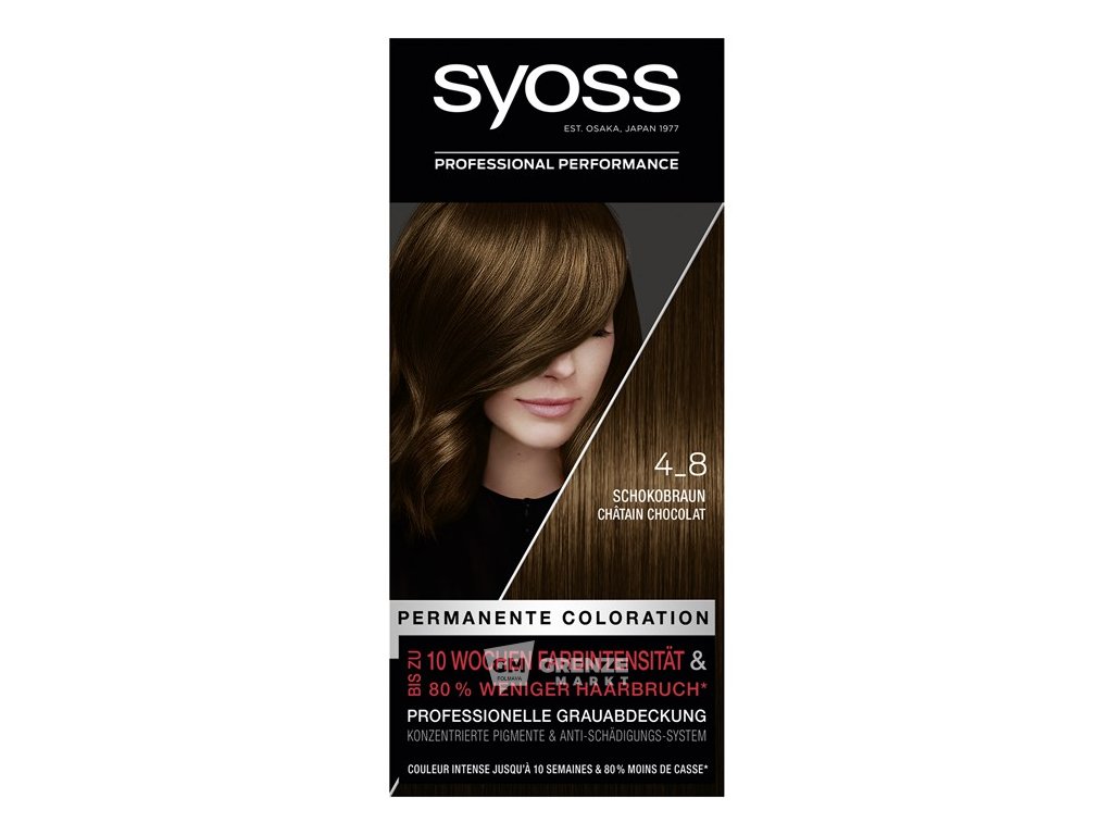 Syoss Coloration 4 8 Schokobraun Stufe 3 Coloration 100788