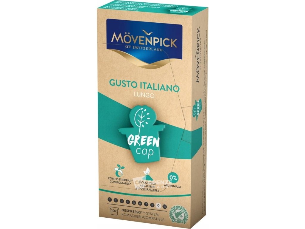 Mövenpick Green Cap Gusto Italiano kapsle 10x5,8g