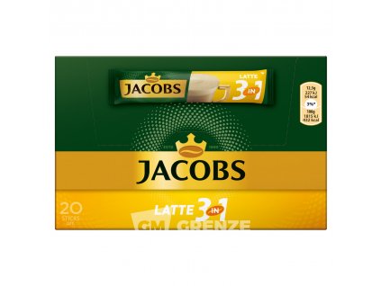 Jacobs Cafe Latte 20x12,5g| GRENZE MARKT