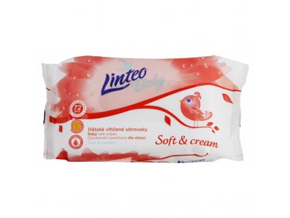 Linteo Baby vlhčené ubrousky Soft and Cream 72ks| GRENZE MARKT