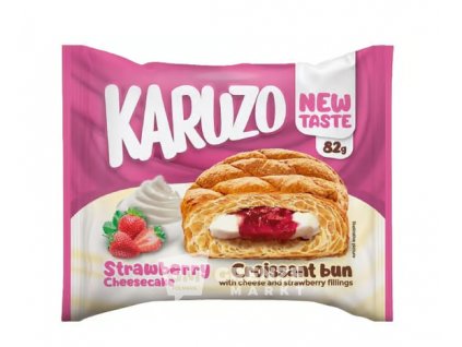 Karuzo Yoghurt Cream with Strawberry 62g | GRENZE MARKT