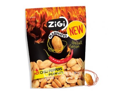 25400 zigi hot chilli peppers arasidy 70g