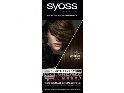 Syoss Coloration 4 1 Mittelbraun Stufe 3 Permanente Coloration 102704