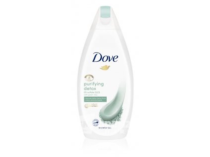 dove purifying detox green clay cistici sprchovy gel 3