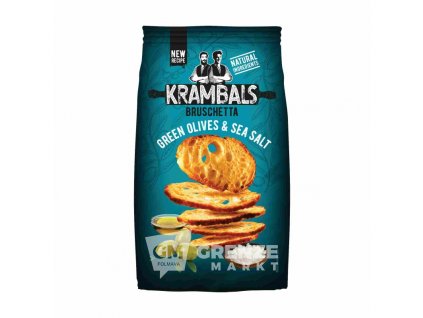 krambals bruschetta green olives sea salt 70g