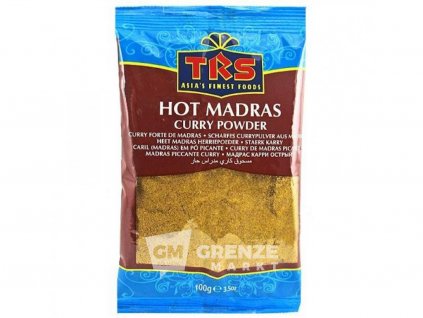 TRS Kari prášek pálivý Hot Madras 100g | GRENZE MARKT