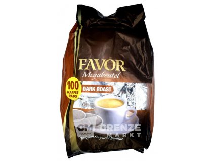 favor megabeutel dark roast 100 pads kaffeepads koffiepads kaufen kopen kl