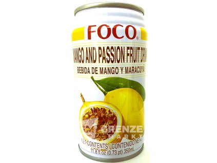 Foco Mango and Passion Fruit Drink 350ml scaled 1