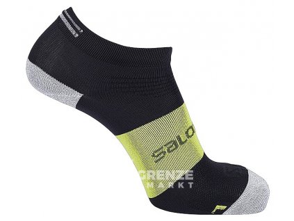 Salomon unisex ponožky Running Sonic Pro Night Sky/Citronelle (Velikost 36-38)