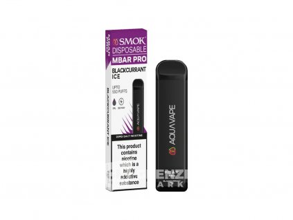 558 smok mbar pro disposable vape blackcurrant ice grande