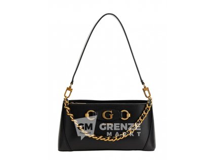 guess izzy shoulder bag black 190231636281