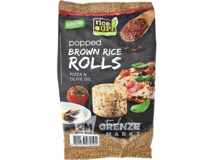 Rice Rolls Pizza & Olive Oil 50g | GRENZE MARKT