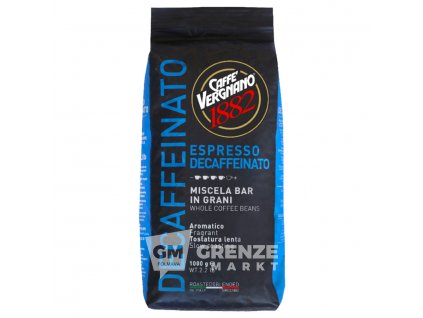 Caffe Vergnano 1882 Decaffeinato zrno 1kg | GRENZE MARKT
