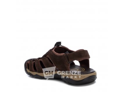 XTI Pánské sandály Brown Leather Combined 141438 | GRENZE MARKT