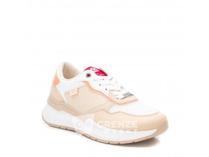 XTI Dámské sneakers Beige Textile Combined 141369 | GRENZE MARKT