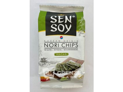 SEN SOY Chipsy mořské řasy Wasabi 4,5g | GRENZE MARKT