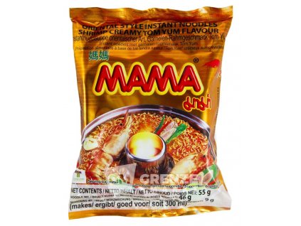 Instant Nudeln Tom Yum Shrimp Garnelen Sahne Creamy Mama 7652 0 sku 9595