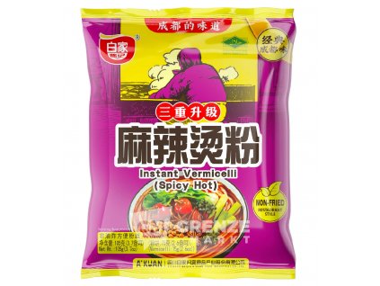 Baijia instantní skleněné nudle Hot&Spicy 105g | GRENZE MARKT