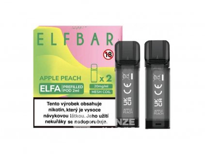 37546 2 elf bar elfa pods cartridge 2pack apple peach 20mg