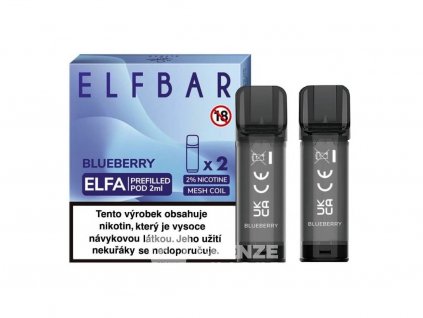 37549 elf bar elfa pods cartridge 2pack blueberry boruvka 20mg