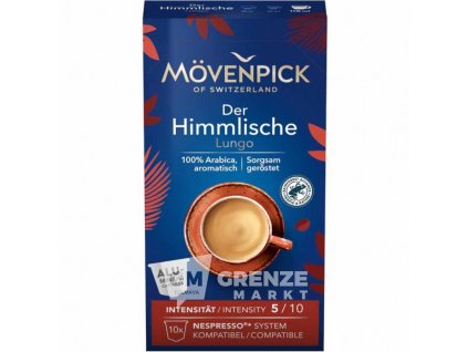 Movenpick Nespresso Kapseln Der Himmlische Lungo 10er 57g front 96dpi 600x600