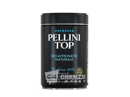 Pellini TOP Decaffeinato 100% Arabica mletá káva 250g | GRENZE MARKT