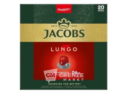 Jacobs Lungo Classico 20 Cups | GRENZE MARKT