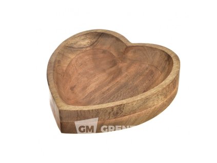 77560 misa mangove drevo srdce 25x25x7cm