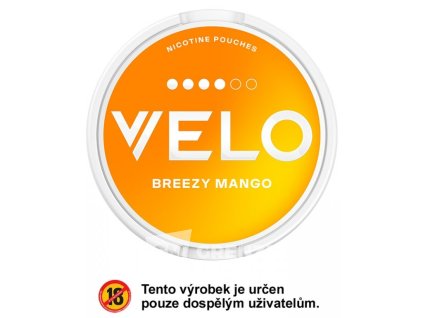 77965 velo breezy mango 10 9mg 20 sacku