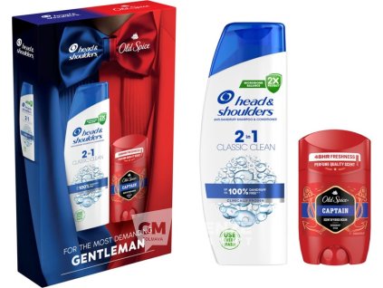 78022 2 head shoulders classic clean 250ml old spice captain deodorant 50ml darkova sada