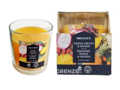 78052 2 provence svicka ve skle ex ovoce a mango 7 x 8cm 135g 120 hodin horeni