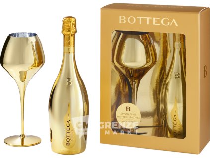 78790 gold prosecco spumante brut doc 11 0 7l sklenice darkovy set