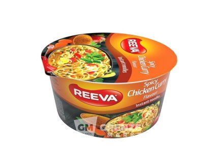 79204 reeva instantni polevka palive kureci kari 75g miska