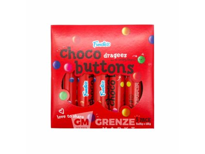 fundiez choco buttons lentilky 5x25g