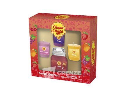 chupa chups candle gift set 240g