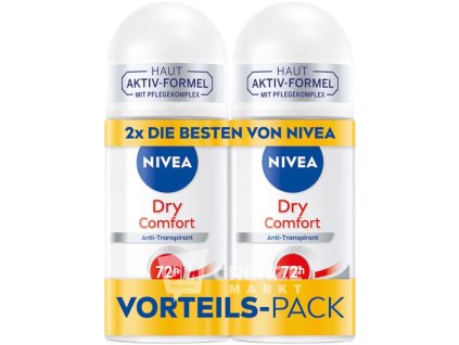 Nivea Deo Roll-On dry Comfort 2x50ml | GRENZE MARKT