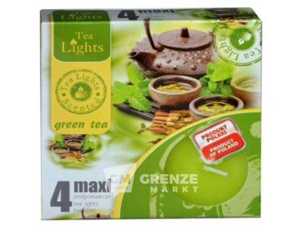 tea lights svicka maxi green tea 4ks