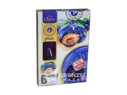 tea lights maxi svicky plum 6ks