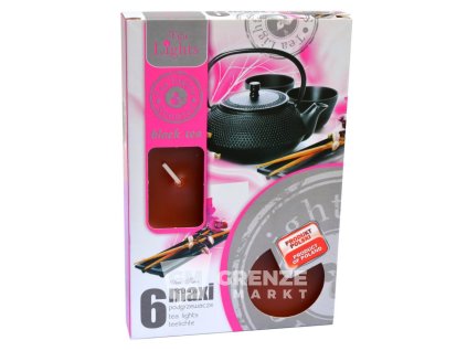 tea lights maxi svicky black tea 6ks