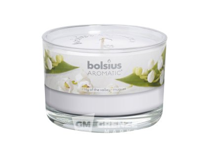 Bolsius Aromatic vonná svíčka Lily of the Valley 63mm