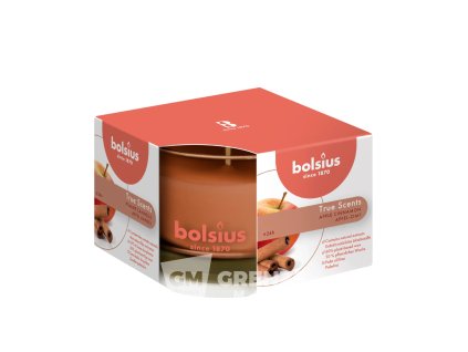 Bolsius True Scents vonná svíčka Appel Cinnamon 63mm