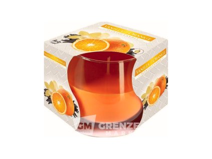 Bispol vonná svíčka Vanilla & Orange 130g