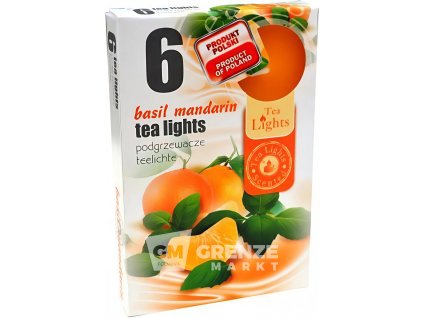admit cajova svicka basil mandarin 6ks