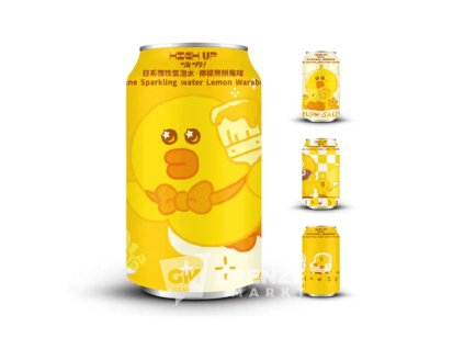 high up perliva voda lemon warabi mochi 330ml